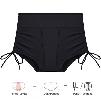 SecureSwim® Period Swimwear Bikini Bottom Shorts [Spirit and Rebel]