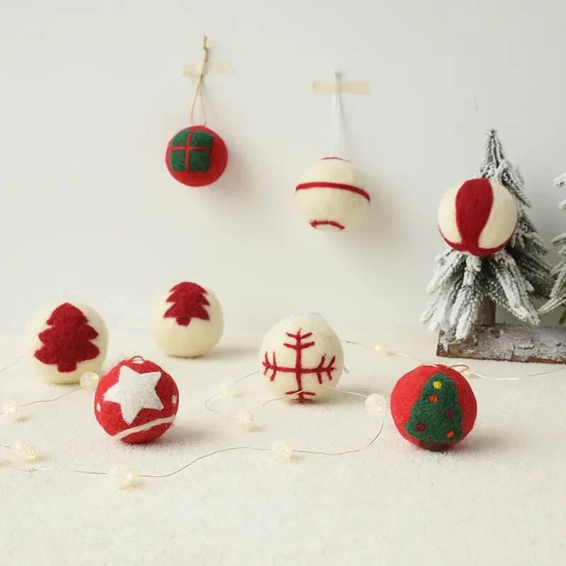 Amazing Wool Felt Christmas Decorations Set [Spirit and Rebel]   