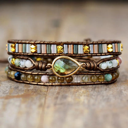 Earthbound Radiance Wrap Boho Bracelet [Spirit and Rebel]