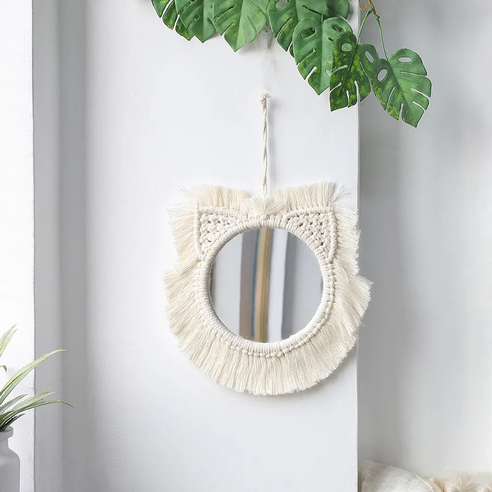 Boho Bliss Macrame Wall Mirrors [Spirit and Rebel]   