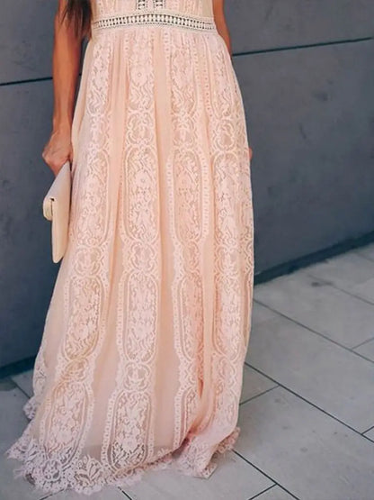 Divine Boho Lace Maxi Dress [Spirit and Rebel]   