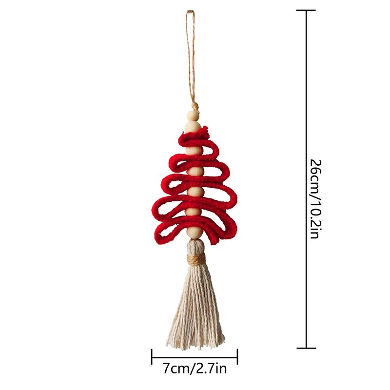 Boho Macrame Christmas Decor [Spirit and Rebel] 1pc  