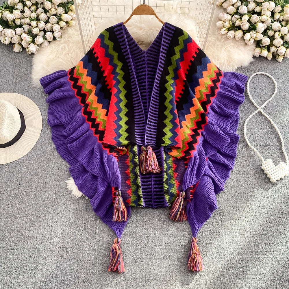 Spirit and Rebel Tassel Boho Cardigan [Spirit and Rebel]   