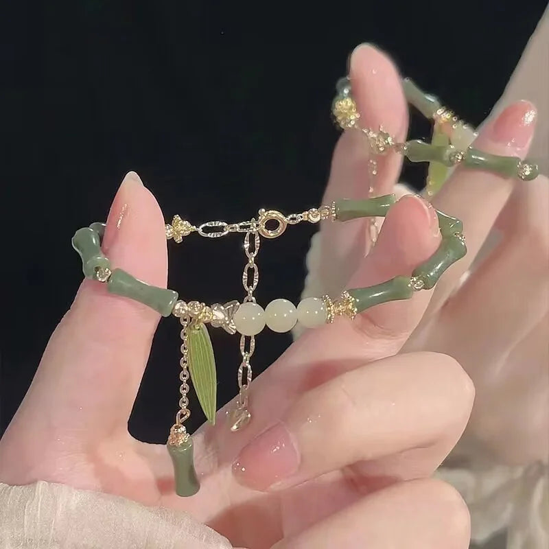 Emerald Whisper Charm Bracelet [Spirit and Rebel]