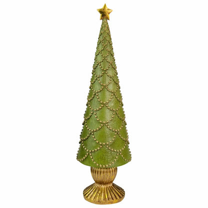 Green Christmas Tree Cone with Star Topper [Spirit and Rebel]   