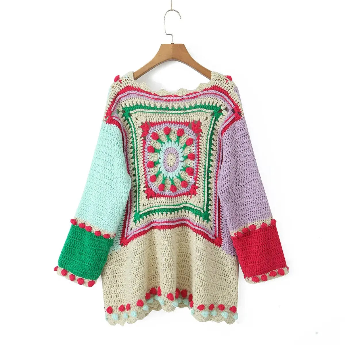 Pastel Horizon Boho Handmade Cardigan [Spirit and Rebel]   