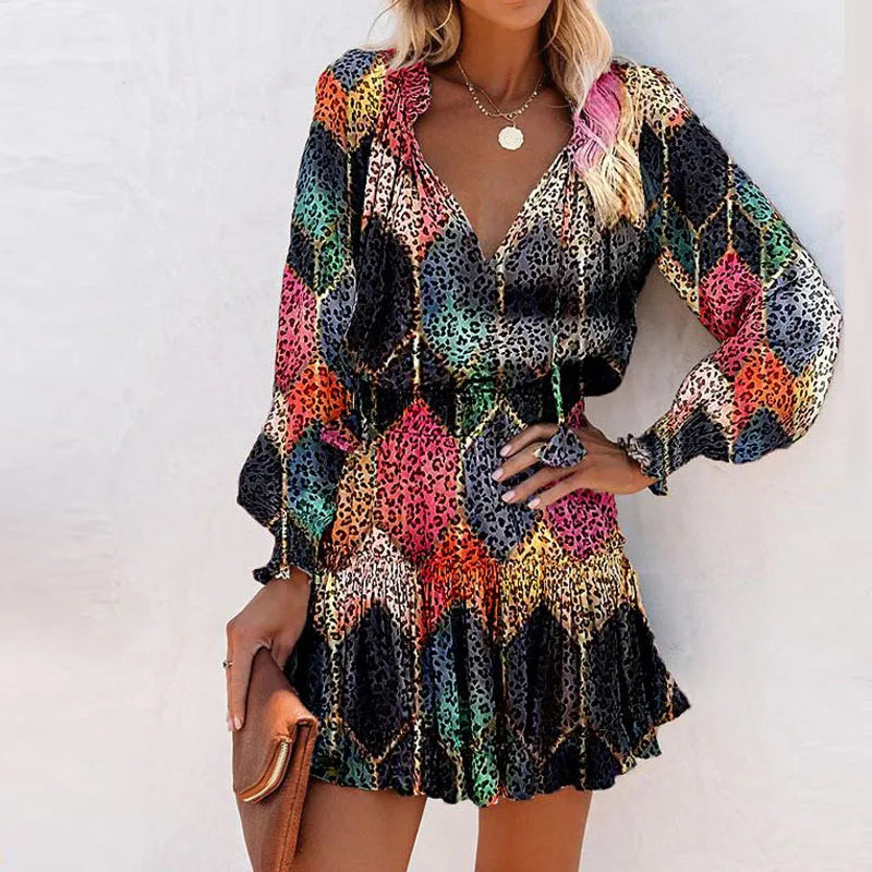 Boho Chic Summer Tassel Mini Dress [Spirit and Rebel]   