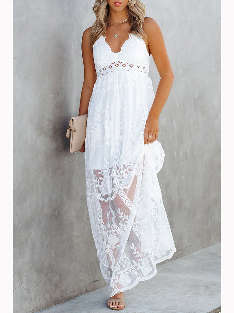 Allure Bohemian Lace Maxi Dress [Spirit and Rebel]   