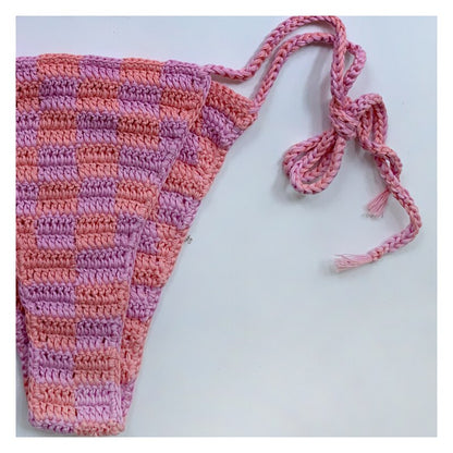 Purple and Pink Paradise Crochet Bikini Set [Spirit and Rebel]