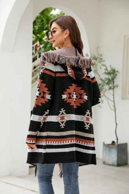 Knit Haven Boho Long Cardigan [Spirit and Rebel]   