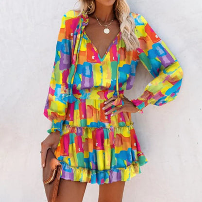 Boho Chic Summer Tassel Mini Dress [Spirit and Rebel]   