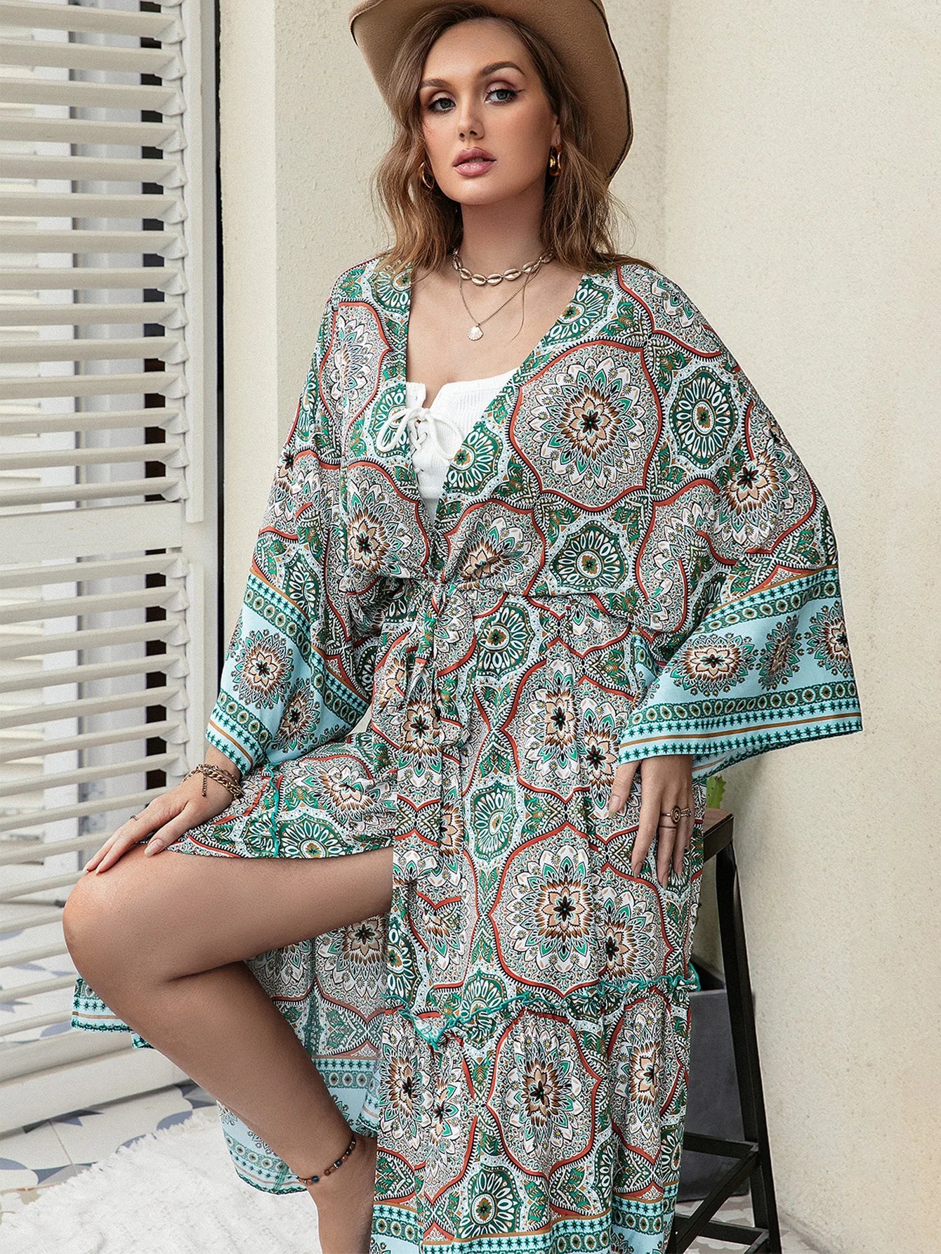 Luxe Lounge Boho Kimono [Spirit and Rebel]   