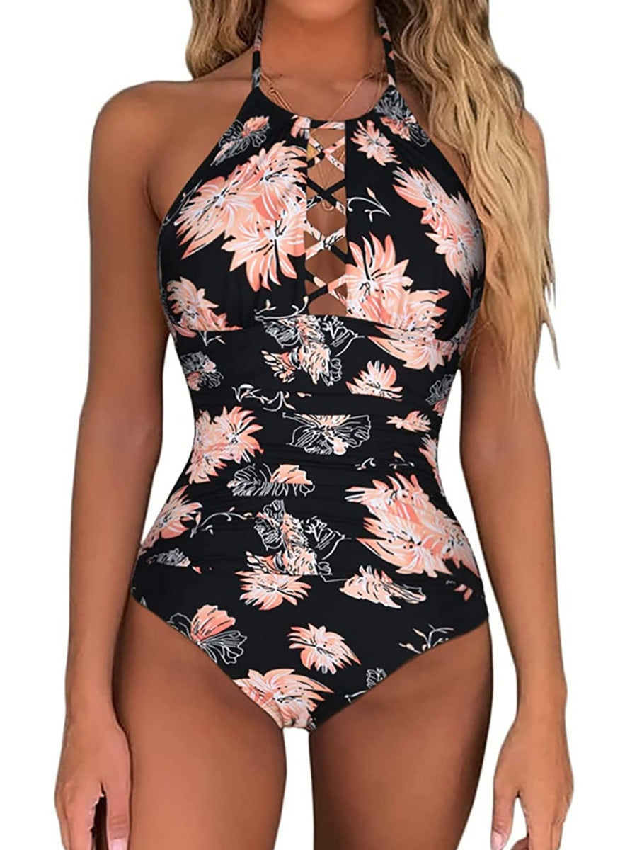 Gorgeous DD+ Halter One Piece Swimsuit [Spirit and Rebel]