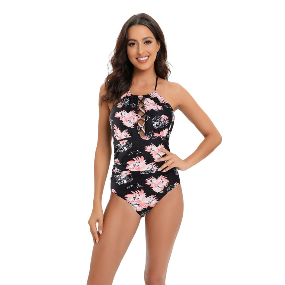 Gorgeous DD+ Halter One Piece Swimsuit [Spirit and Rebel]