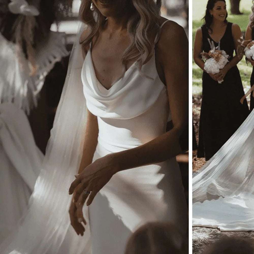 Draped Dreams Mermaid Boho Wedding Dress [Spirit and Rebel]   