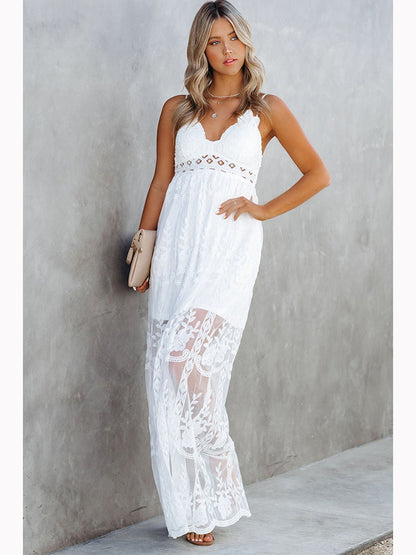 Allure Bohemian Lace Maxi Dress [Spirit and Rebel]   