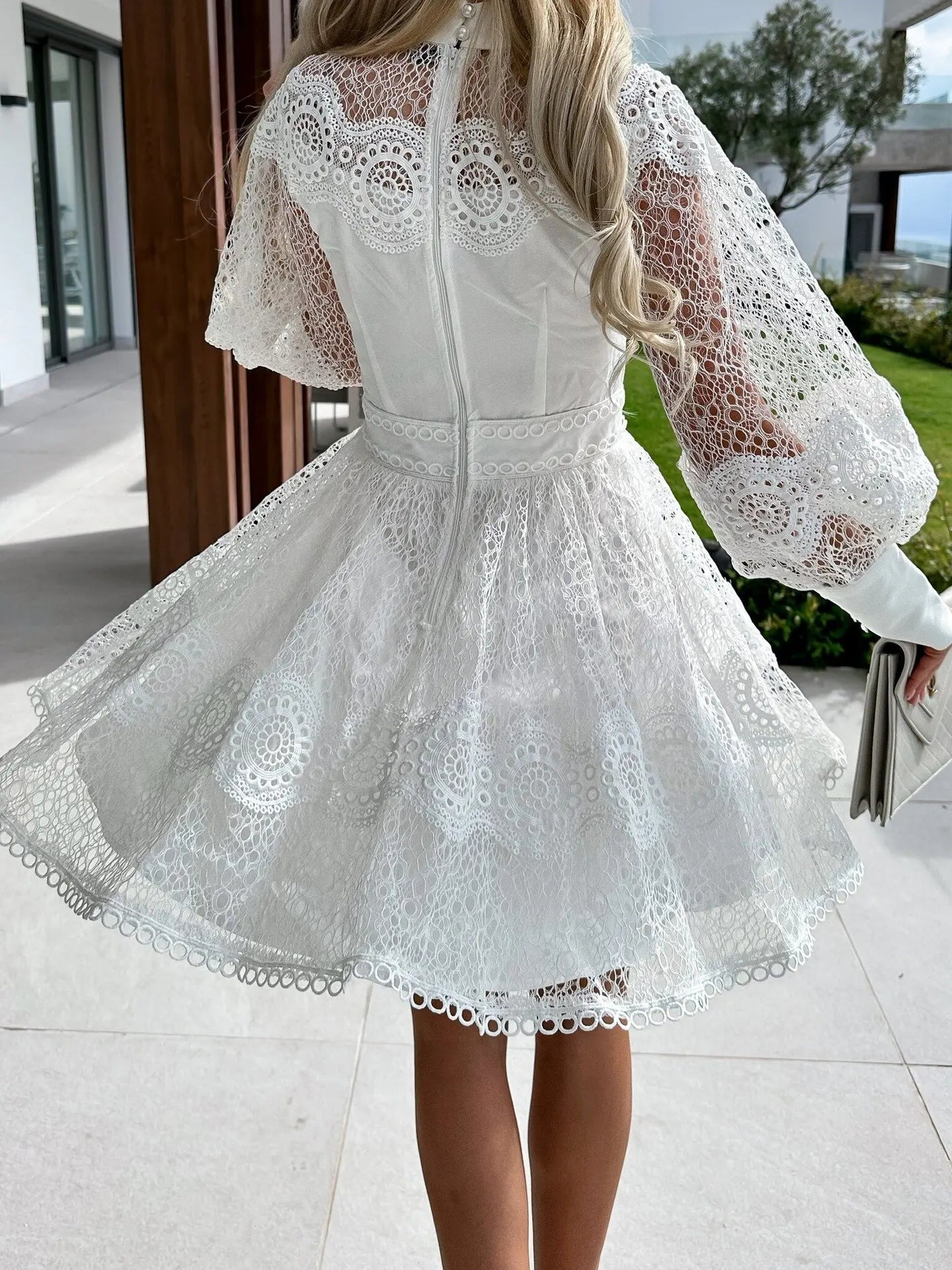 Heavenly Lace Boho Midi Dress [Spirit and Rebel]   