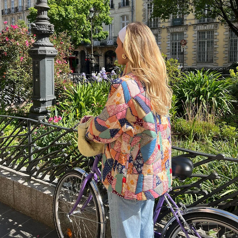 Beautiful Boho Quilted Casual Vintage Jacket [Spirit and Rebel]   