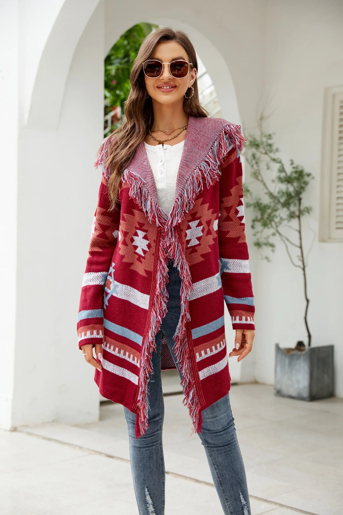 Knit Haven Boho Long Cardigan [Spirit and Rebel]   