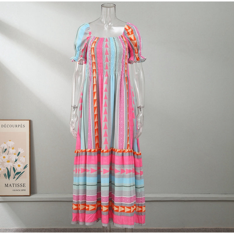 Sunrise Stripes Boho Sundress [Spirit and Rebel]   