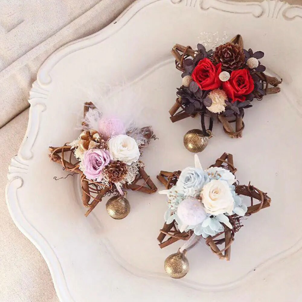 Bohemian Wood Christmas Star Decor [Spirit and Rebel]   