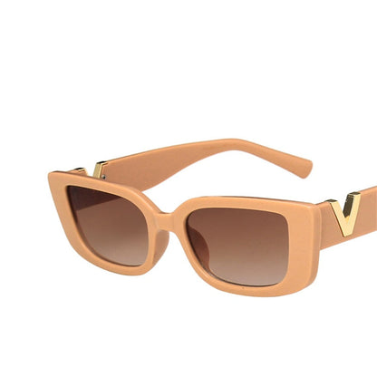 Seaside Siren Specs Rectangle Sunglasses for Women Sunset and Swim