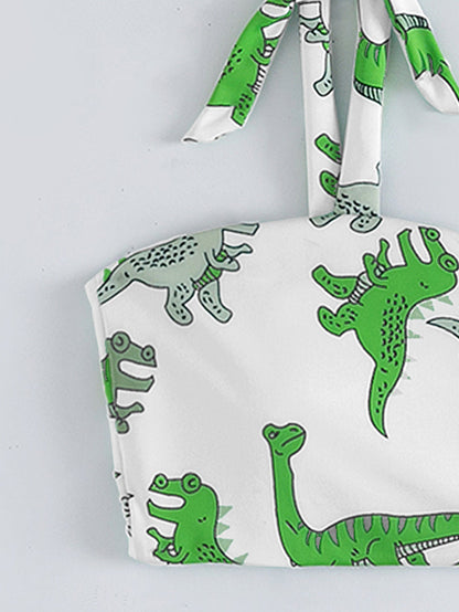 Hear Me Roar - Dinosaur Print High Waist Bikini [Spirit and Rebel]