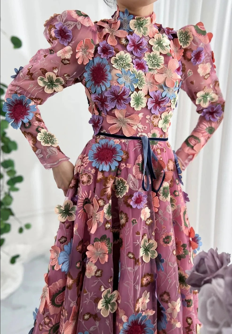 Enchanting Floral Fantasy Gown [Spirit and Rebel]   