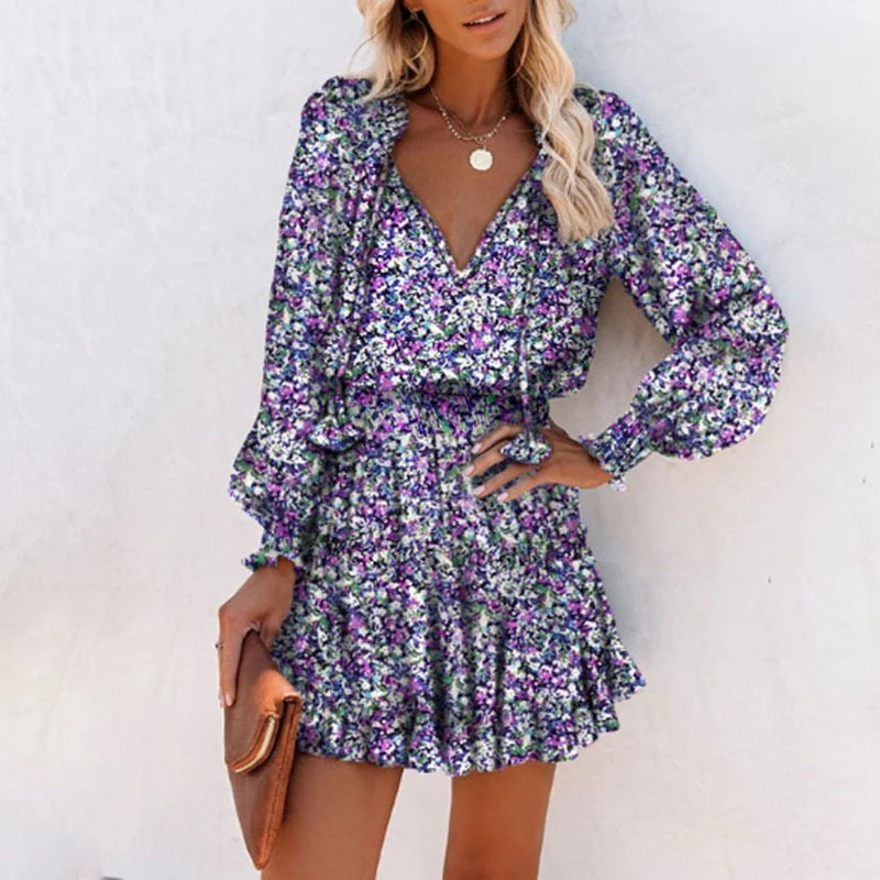 Boho Chic Summer Tassel Mini Dress [Spirit and Rebel]   