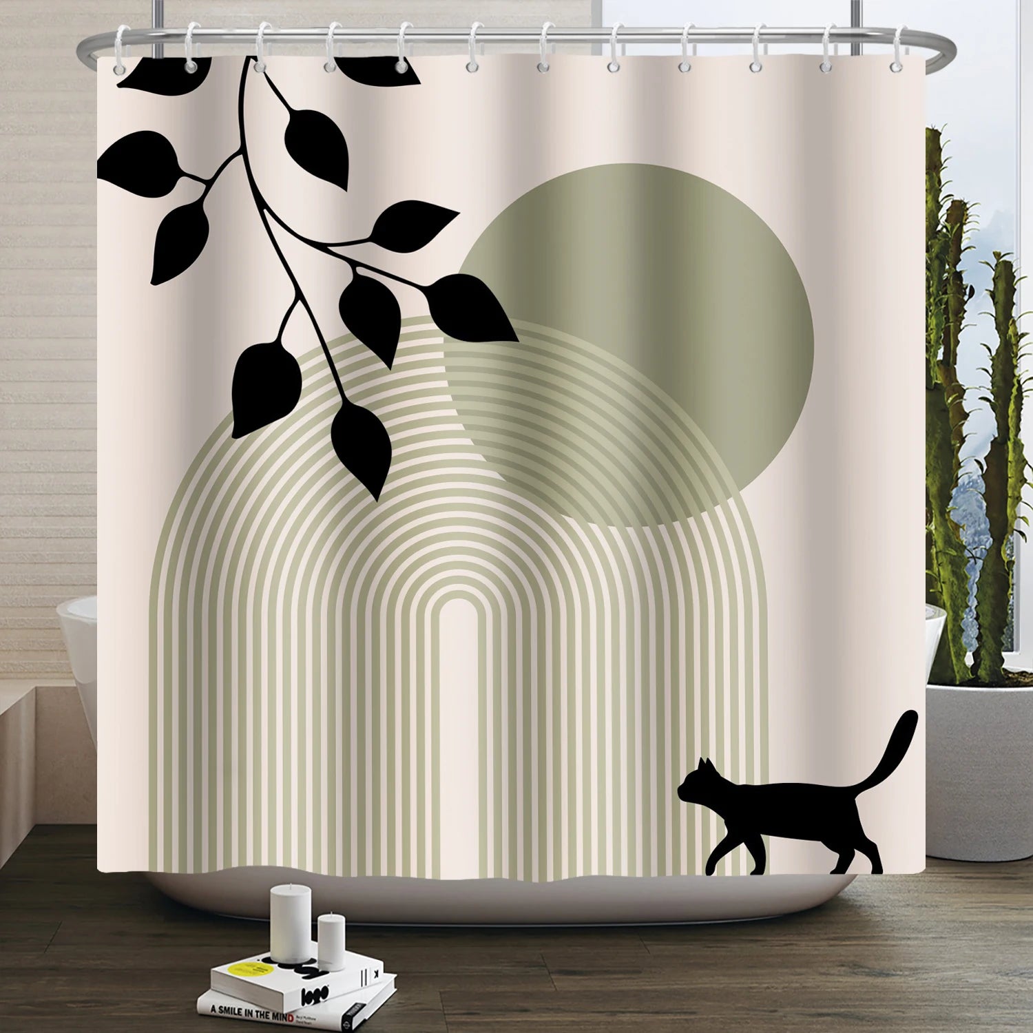 Oasis Boho Shower Curtain [Spirit and Rebel]   