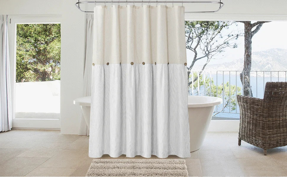 Farmhouse Dreams Boho Shower Curtain [Spirit and Rebel]   