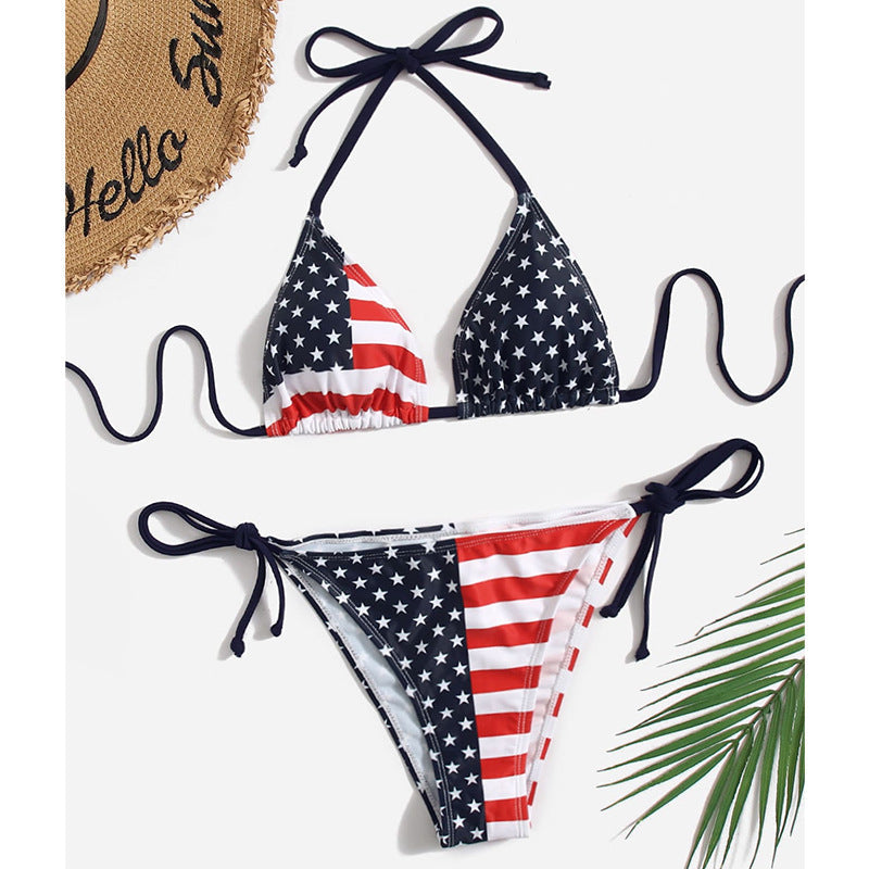 Patriotic Allure: Stars and Stripes American Flag Bikini [Spirit and Rebel]