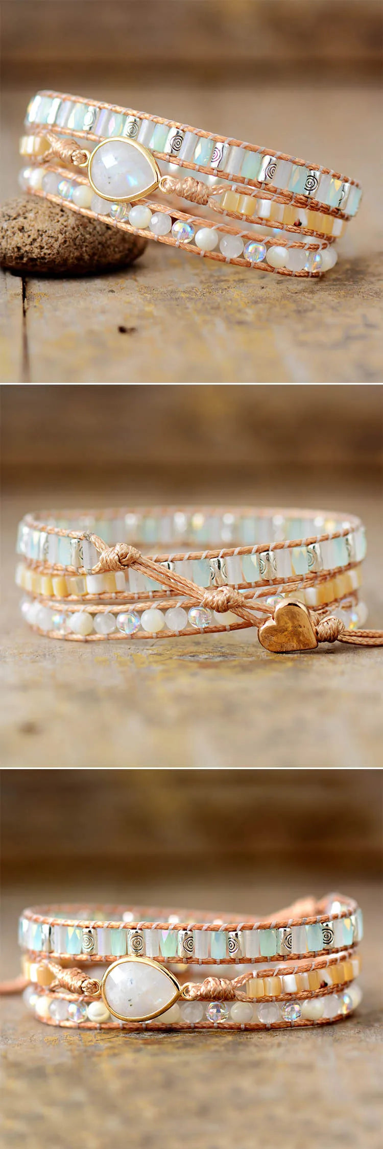 Earthbound Radiance Wrap Boho Bracelet [Spirit and Rebel]