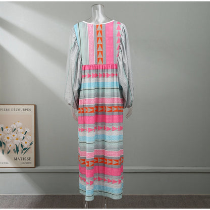 Sunrise Stripes Boho Sundress [Spirit and Rebel]   