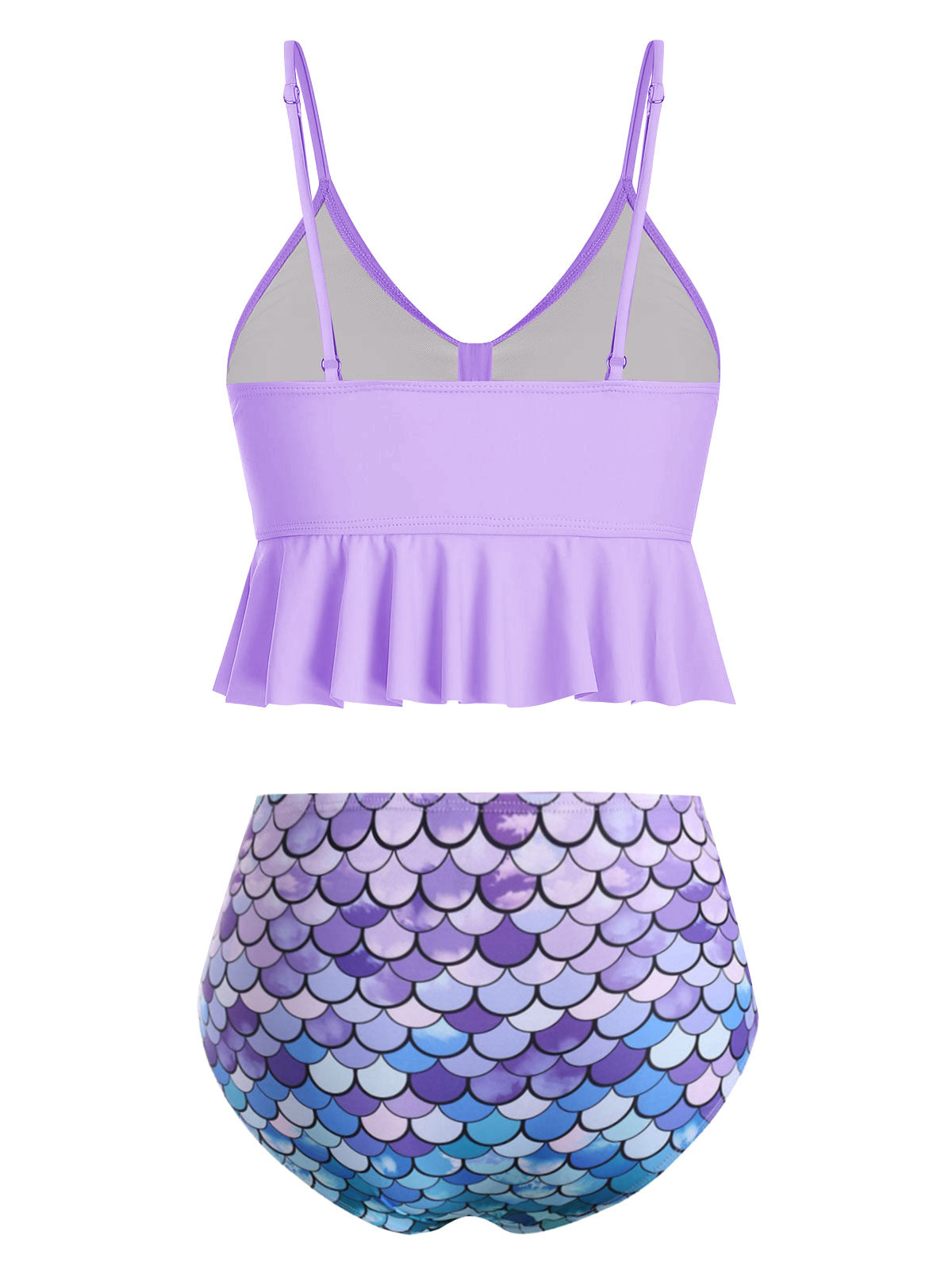 Aqua Luxe Tankini Mermaid Bikini Set [Spirit and Rebel]