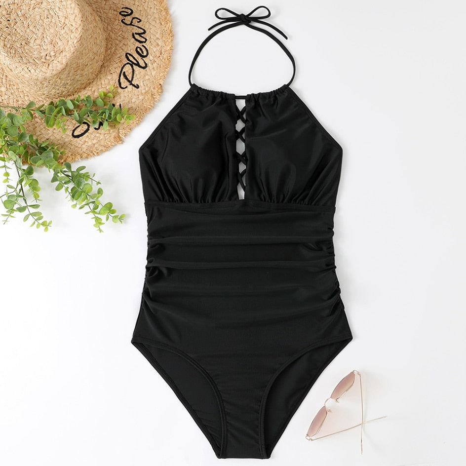 Gorgeous DD+ Halter One Piece Swimsuit [Spirit and Rebel]