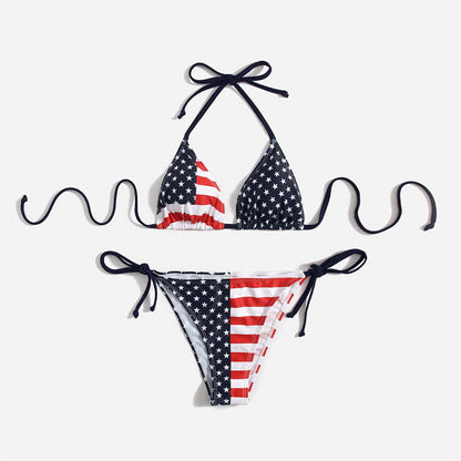 Patriotic Allure: Stars and Stripes American Flag Bikini [Spirit and Rebel]