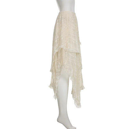 Whispering Lace Dream Drape Skirt [Spirit and Rebel]   