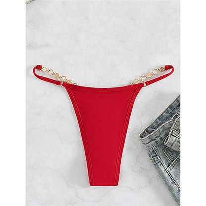 Red Diamond Deluxe Extreme Mini Micro Thong Bikini Sunset and Swim