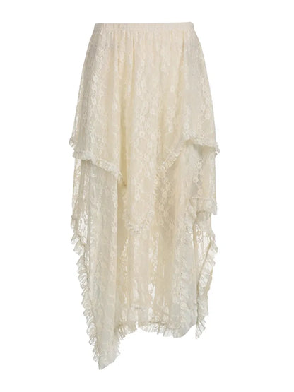 Whispering Lace Dream Drape Skirt [Spirit and Rebel]   