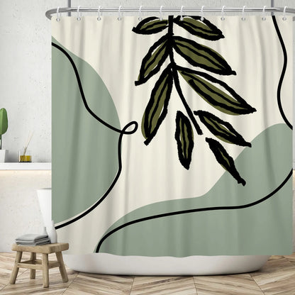 Oasis Boho Shower Curtain [Spirit and Rebel] YFX09895 W120xH180cm 