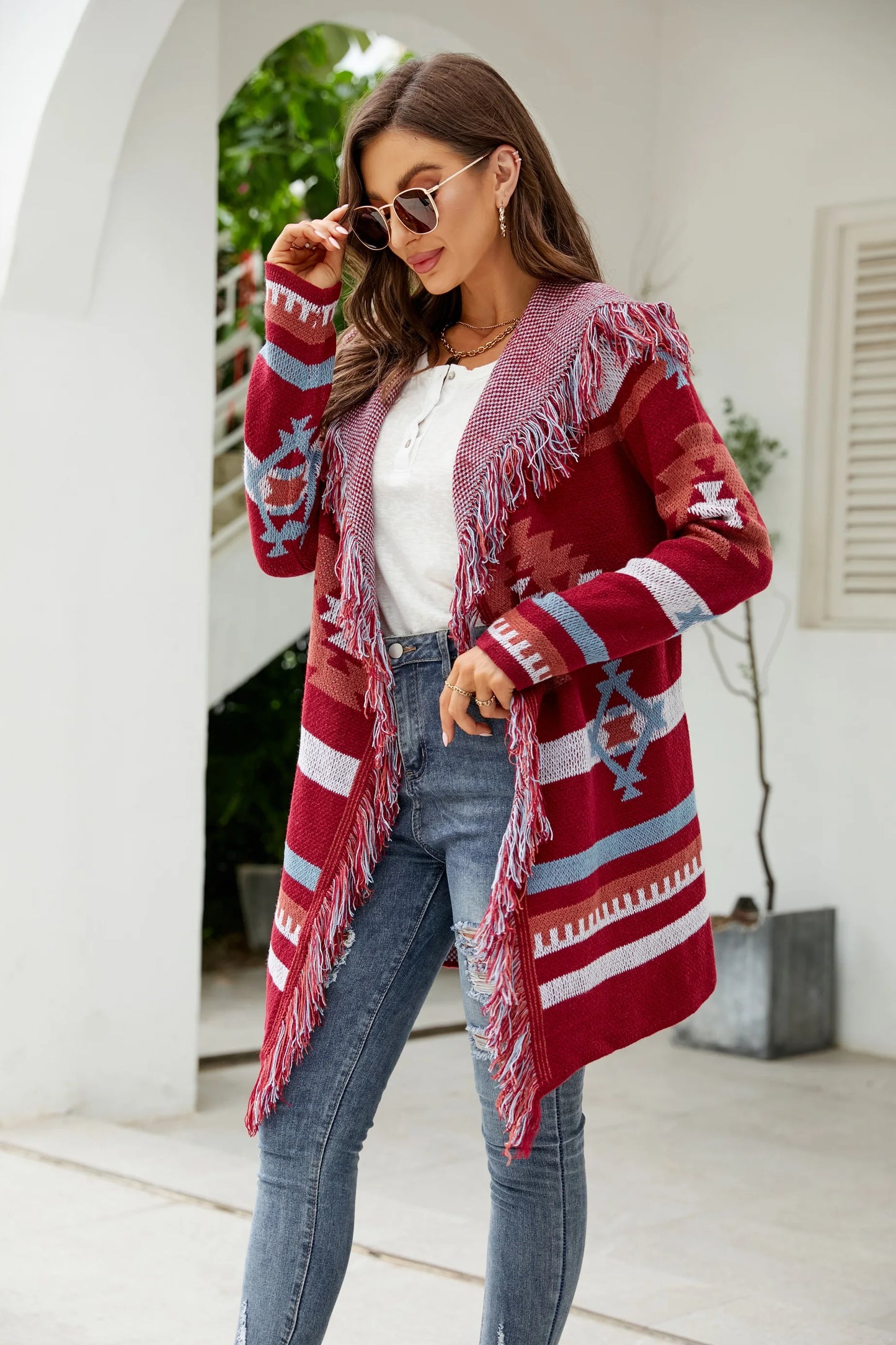 Knit Haven Boho Long Cardigan [Spirit and Rebel]   