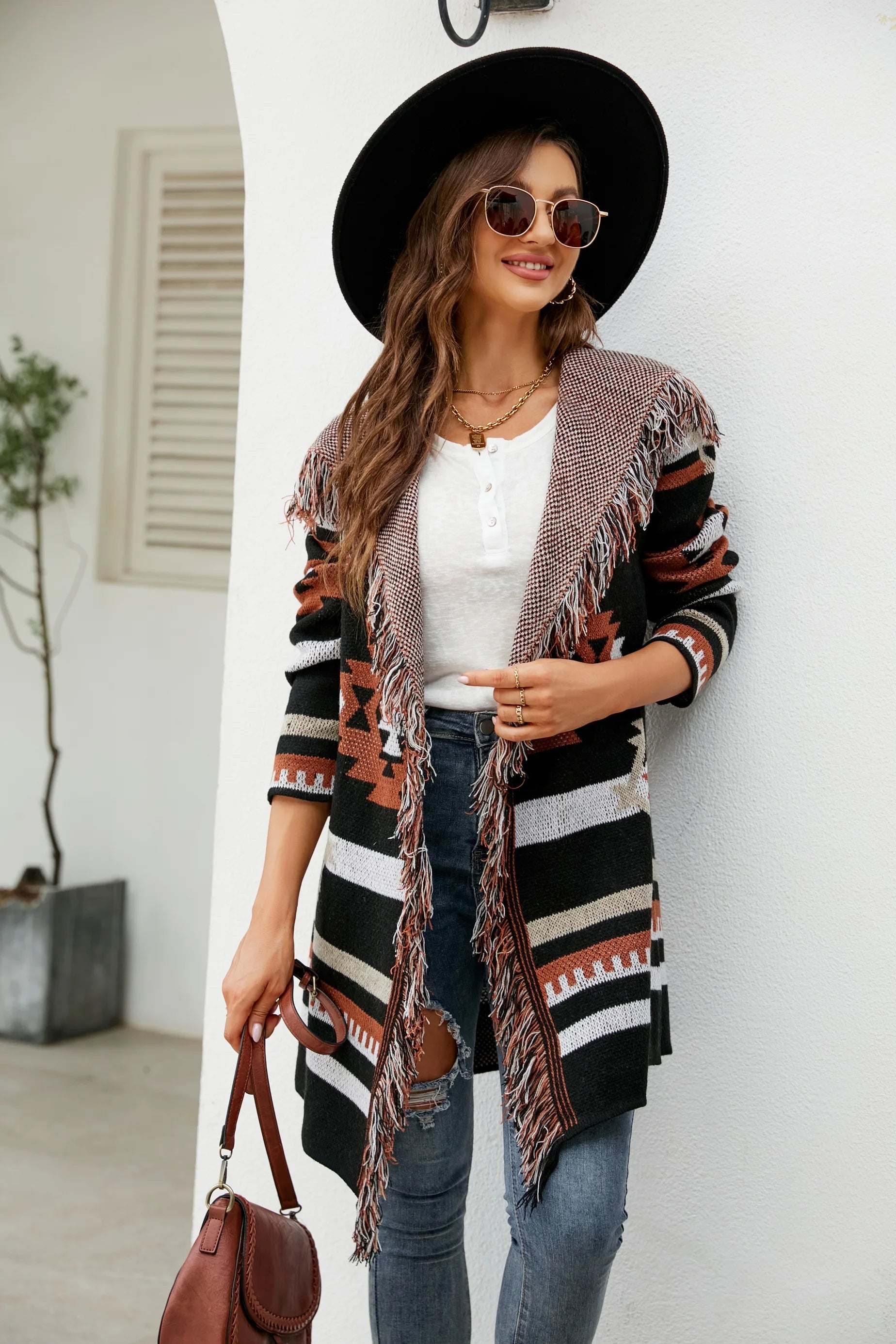 Knit Haven Boho Long Cardigan [Spirit and Rebel]   