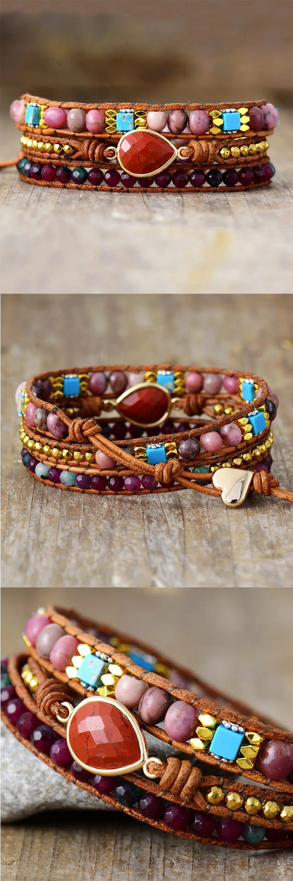 Earthbound Radiance Wrap Boho Bracelet [Spirit and Rebel]