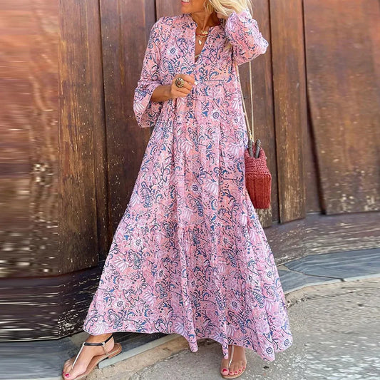 Spring Bloom Boho Maxi Dress [Spirit and Rebel]   