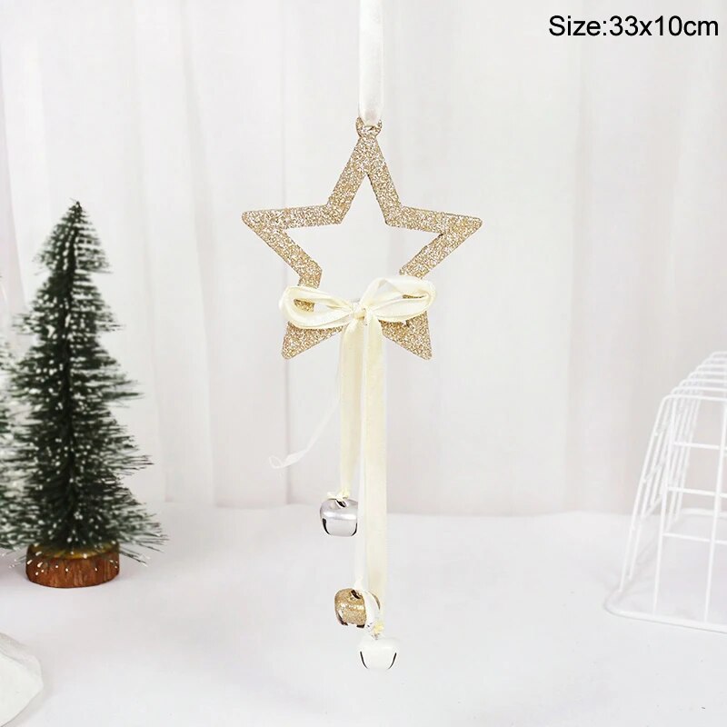 Boho Merry Christmas Tree Ornaments [Spirit and Rebel] Star  