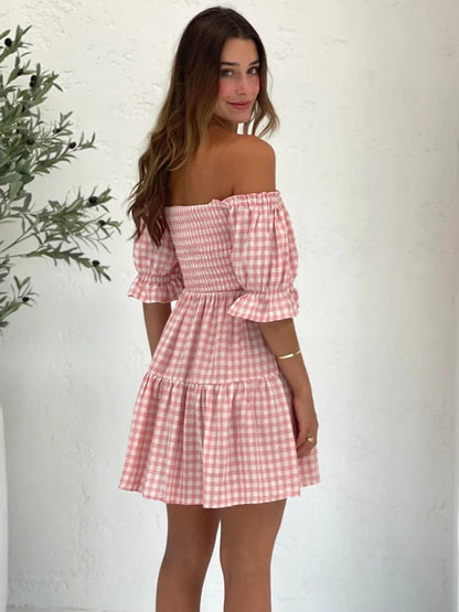 Wander free, Dream Big Gingham Dress [Spirit and Rebel]   