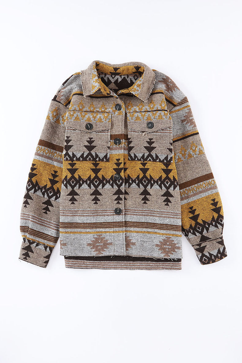 Wander in The Wild Boho Western Aztec Jacket [Spirit and Rebel]   