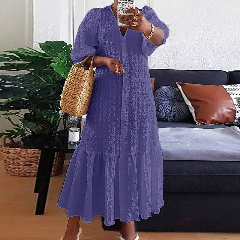 Ethereal Garden Delight Boho Plus Size Maxi Dress [Spirit and Rebel]   