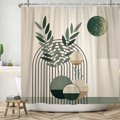 Oasis Boho Shower Curtain [Spirit and Rebel] YTS03924 W120xH180cm 